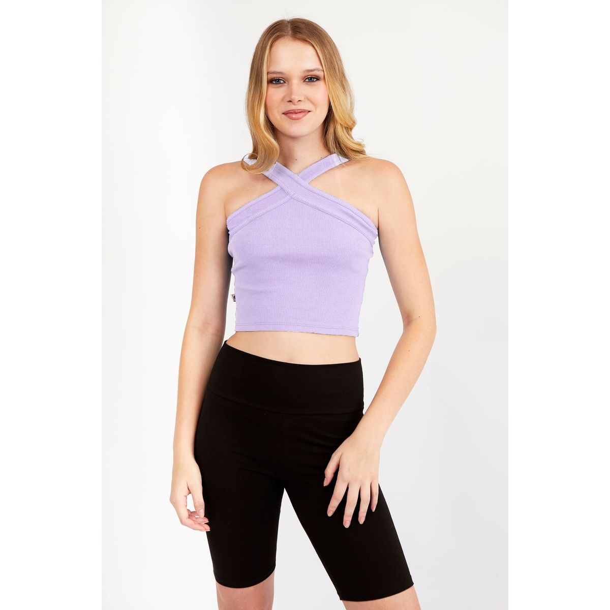 KONING - Top Rib Algodón para Mujer