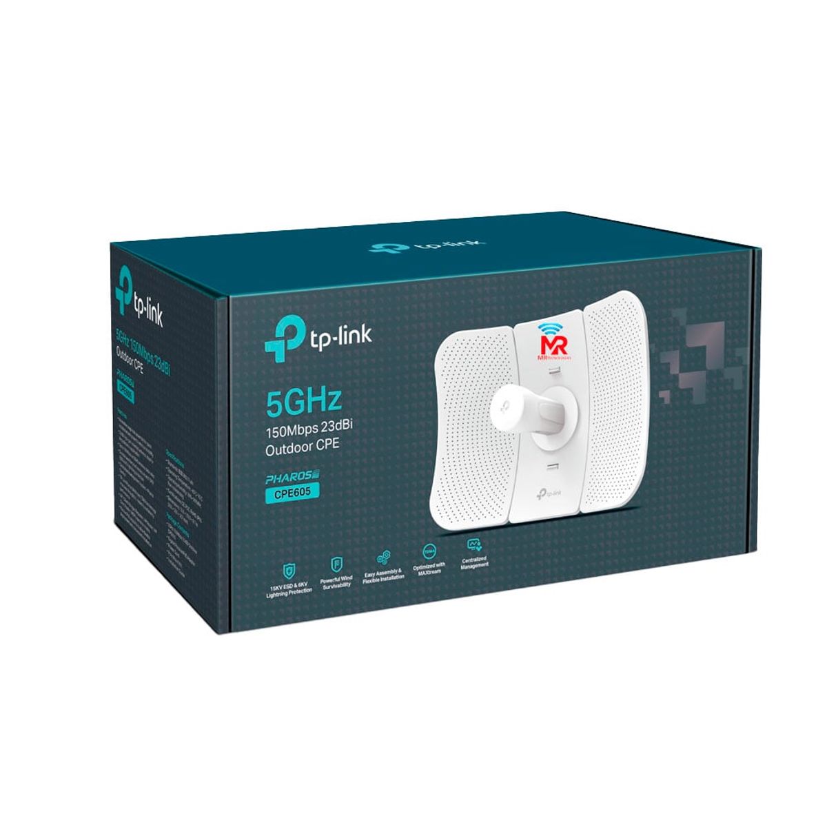 TP LINK - cpe605 Antena Exterior Tp Link CPE605 5GHz 150Mbps 23dBi