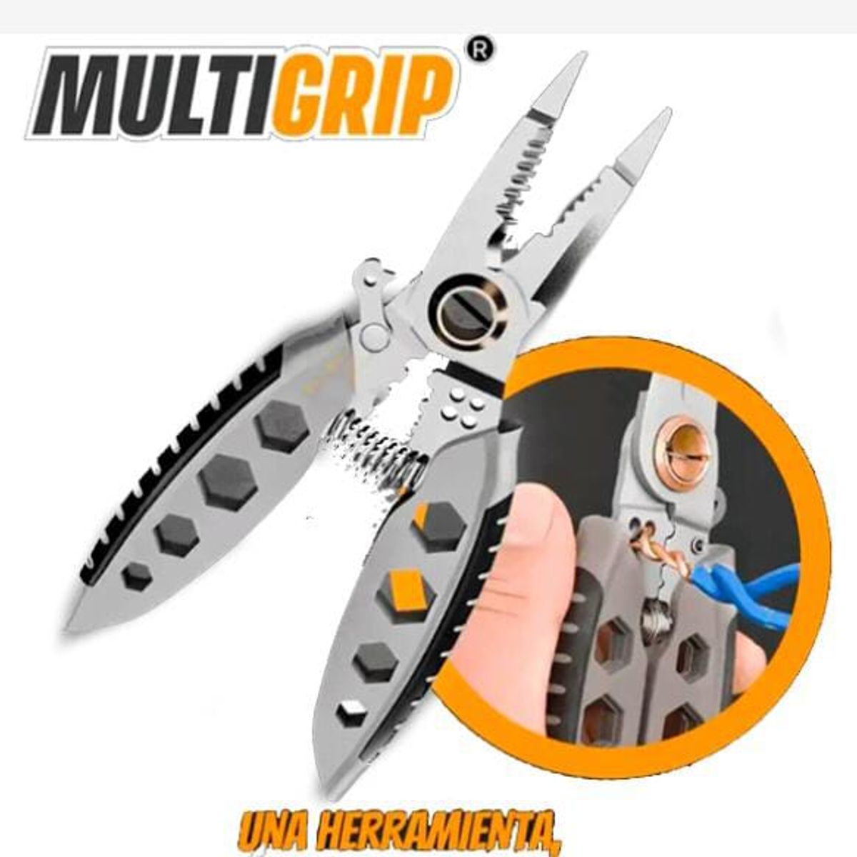 GENERICO - Alicate pelacables multifuncion