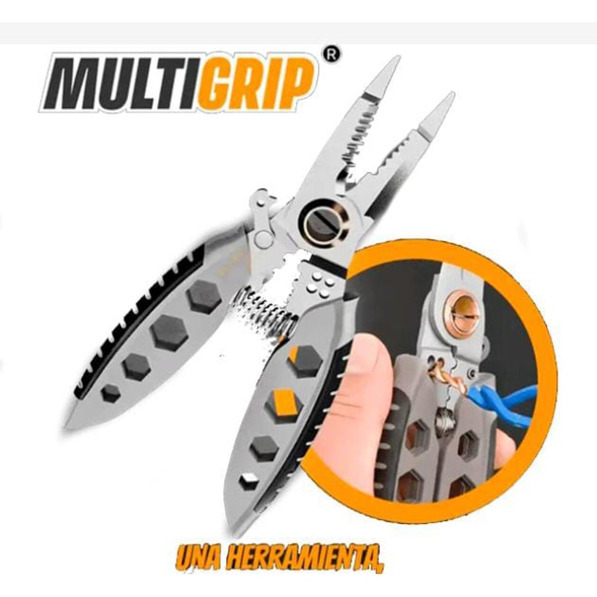 GENERICO - Alicate pelacables multifuncion