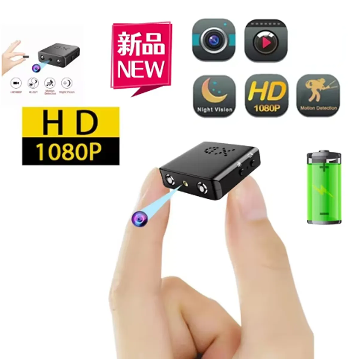 GENERICO - Mini Camara Espia Hd Super Pequeña