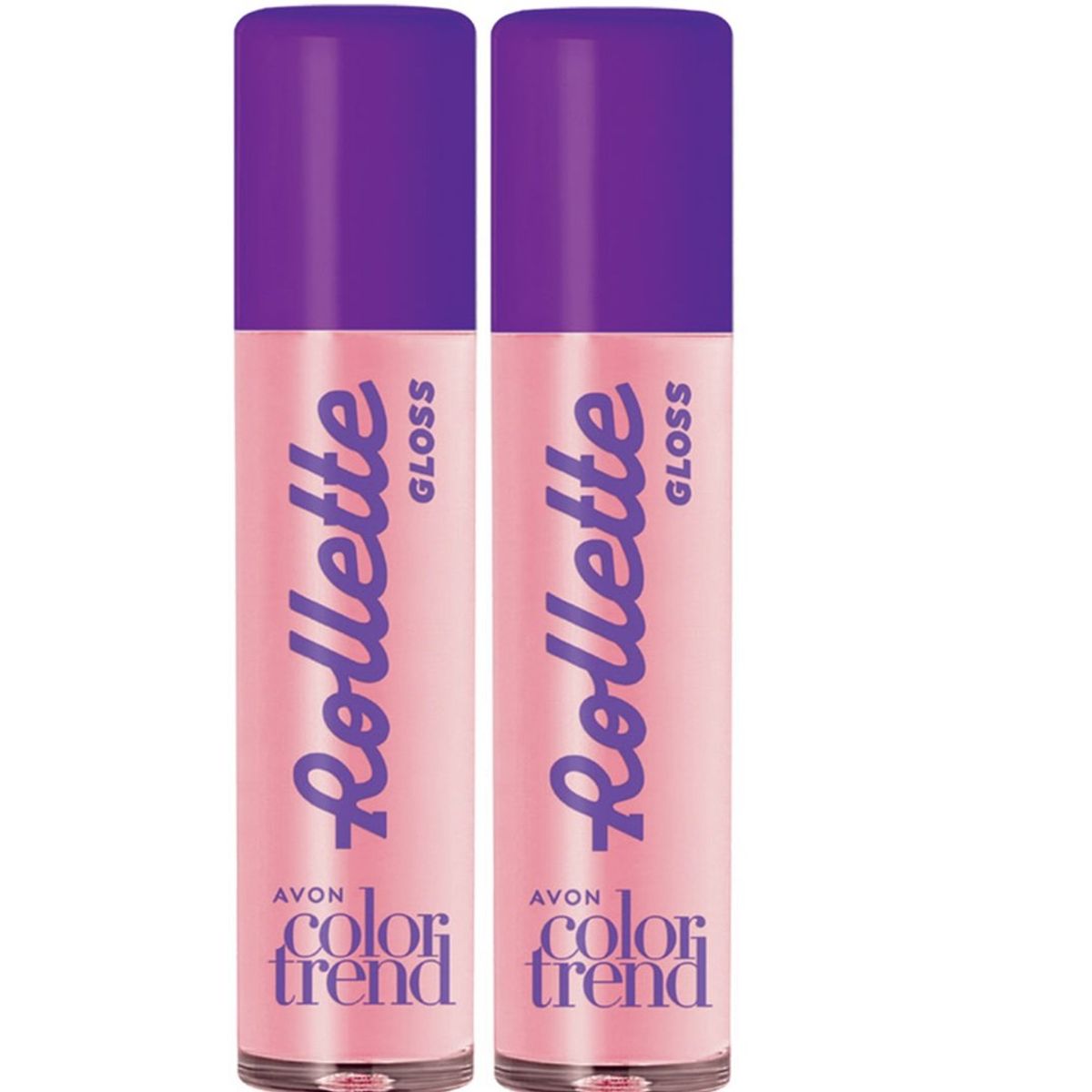 AVON - Pack x2 Color Trend Brillo Labial Roller  5,5 ml - TUTTI FRUTTI