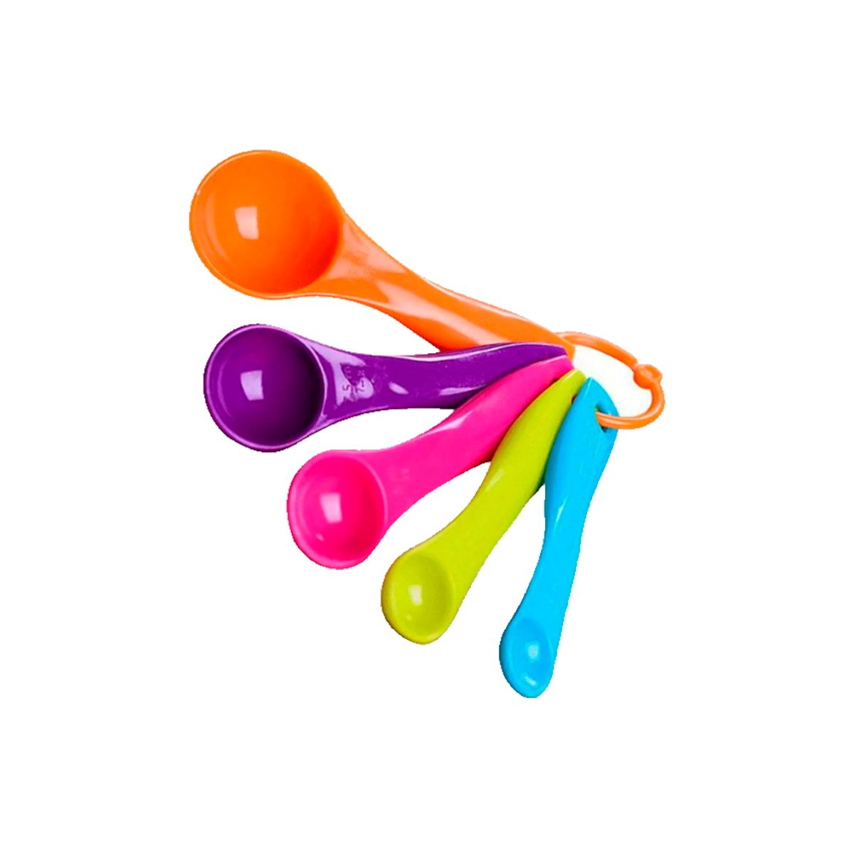 GENERICO - JUEGO DE CUCHARAS MEDIDORAS DE 5 UNIDADES