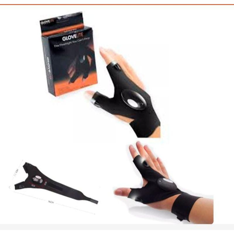 GENERICO - Guantes con Linterna LED Impermeables