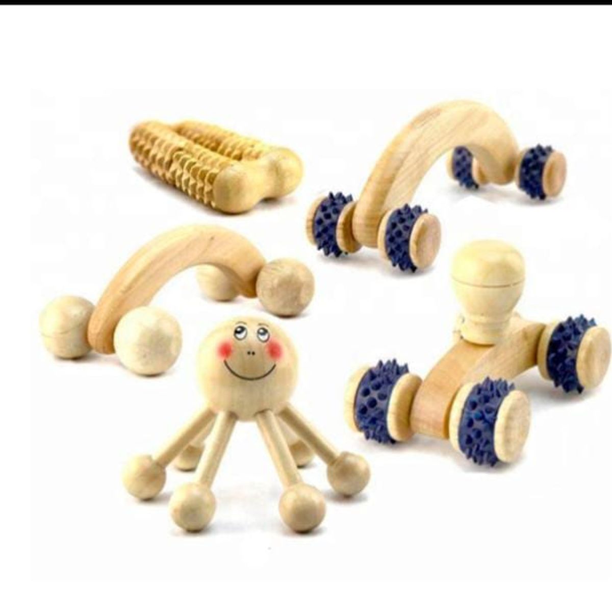 GENERICO - Kit Masajeador 5 piezas Relajantes Musculares