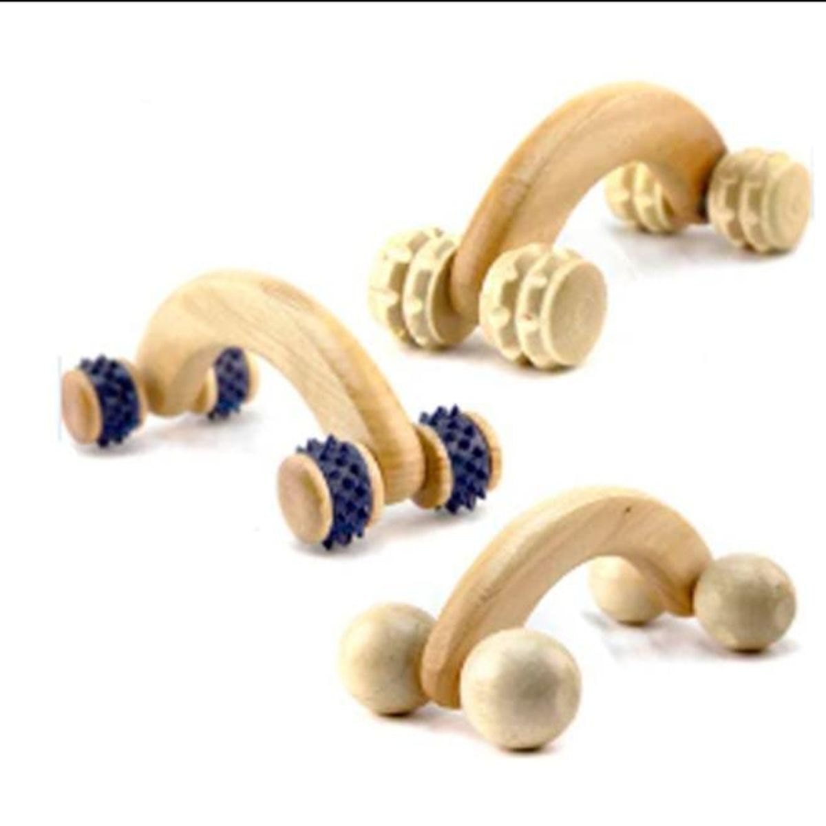 GENERICO - PACK 3 RODILLOS MASAJEADOR CUERPO