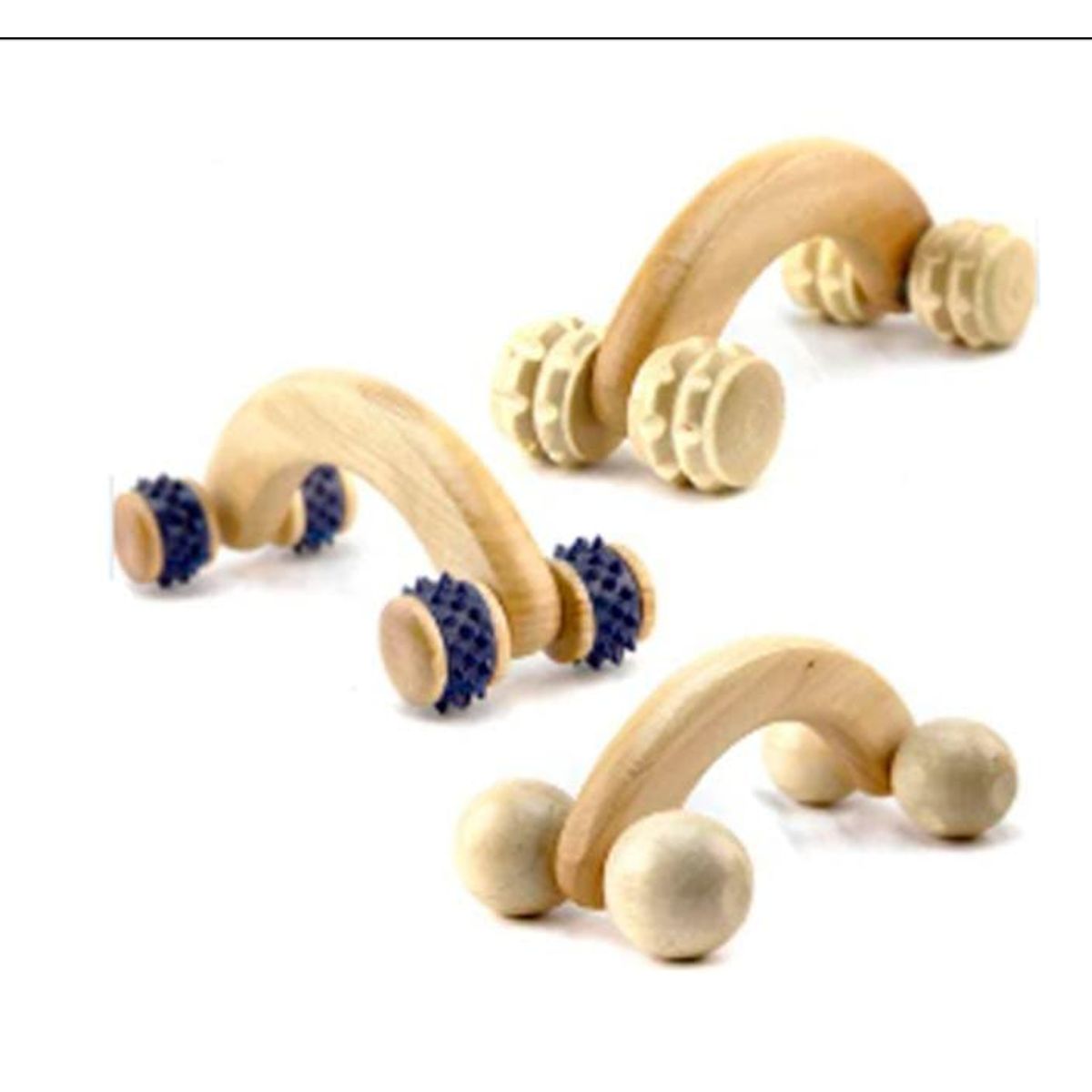 GENERICO - PACK 3 RODILLOS MASAJEADOR CUERPO