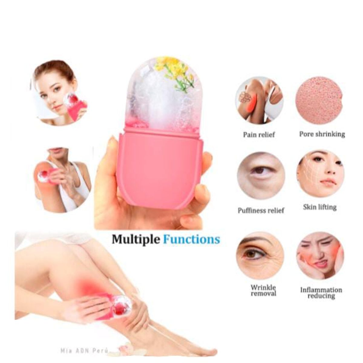 GENERICO - Molde Masajeador Facial para Hielo