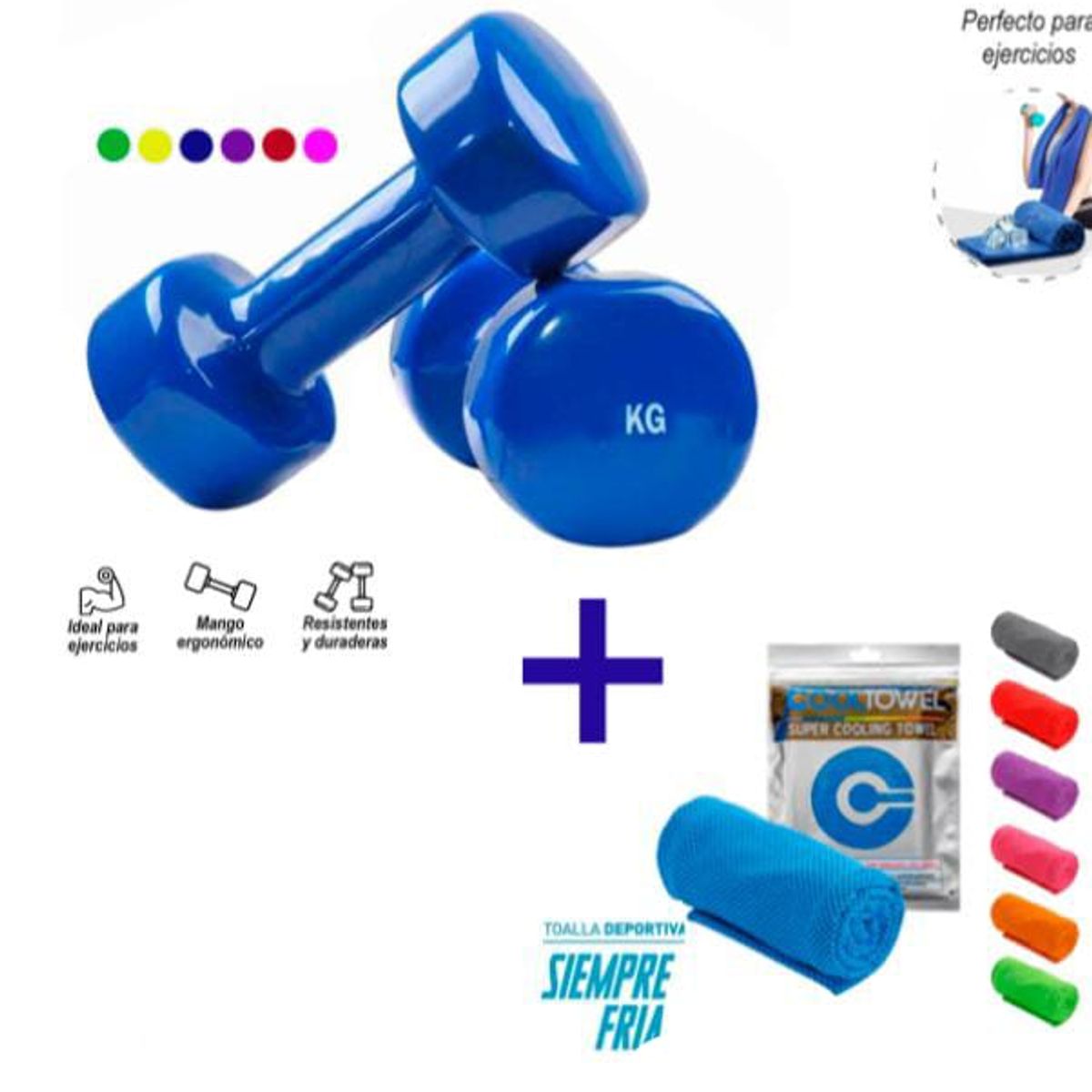 GENERICO - Pack deportivo 1kg +toalla