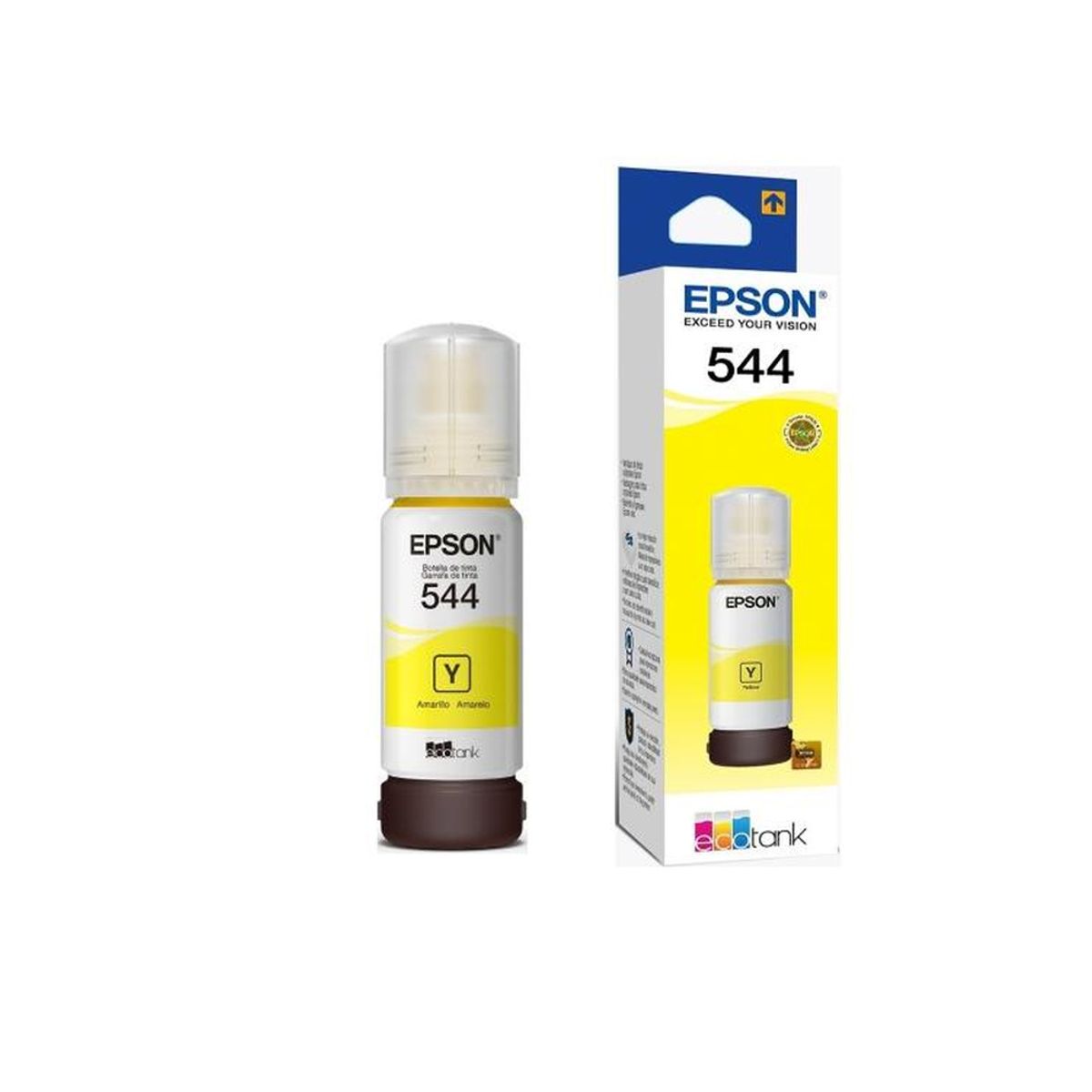 EPSON - Botella tinta EPSON T544 T544420 T544 AMARILLO serie L 100 original