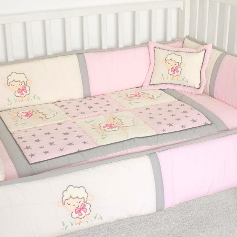 BABY MERINOS - Set de Cuna y 4 protectores - Prestige - Ovejita juguetona