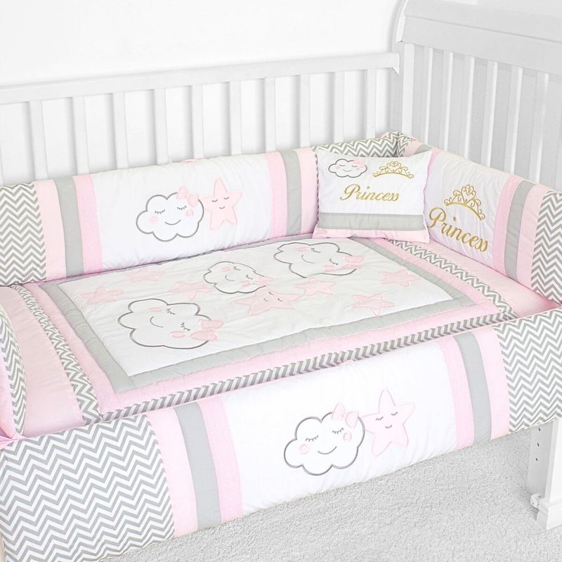BABY MERINOS - Set de Cuna y 4 protectores - Prestige - La pequeña nube