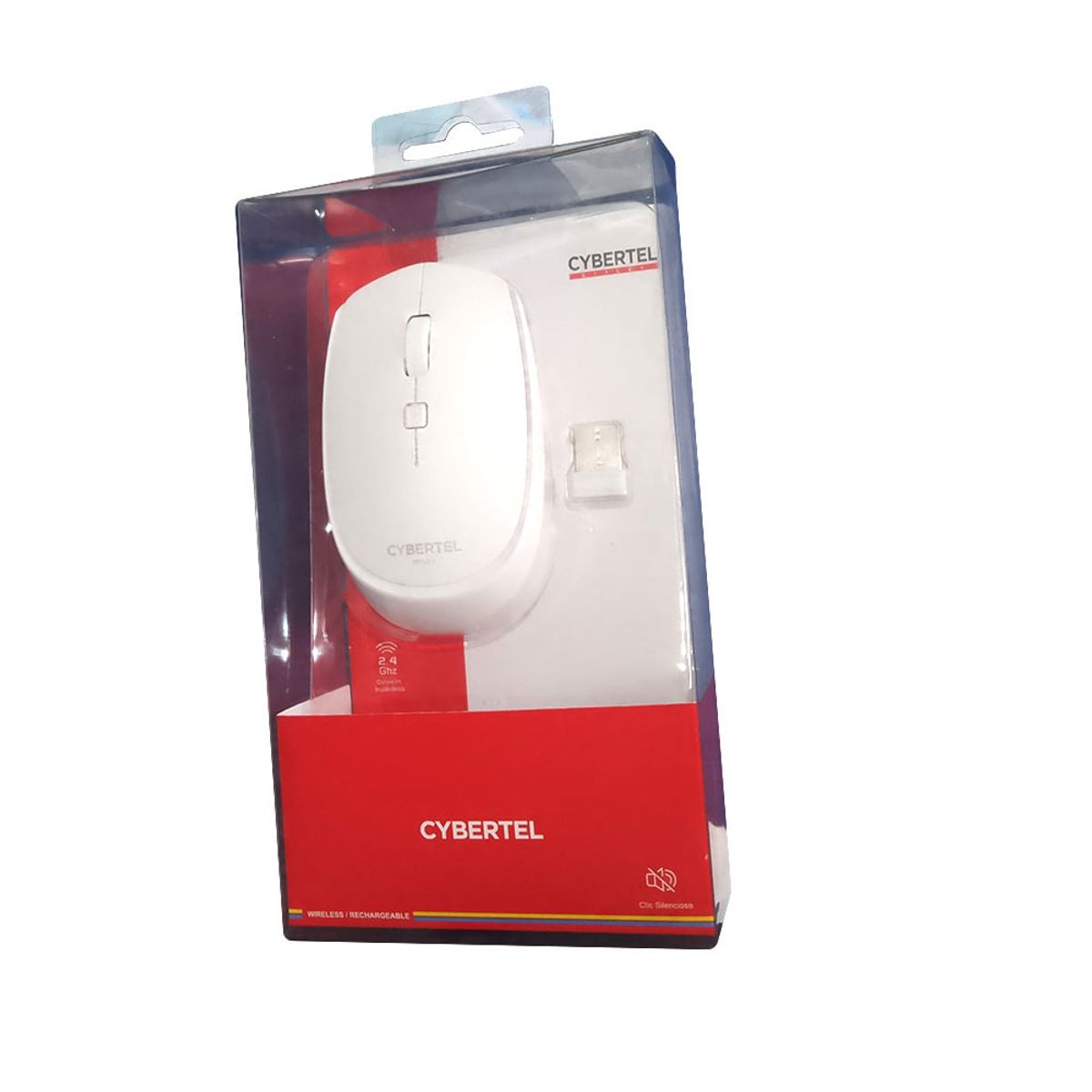 CYBERTEL - Mouse Inalámbrico 1600dpi BLANCO Cybertel STYLE M312