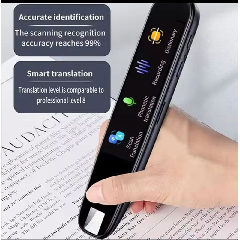 GENERICO - LAPIZ TRADUCTOR DE VOZ Y TEXTO A TIEMPO REAL CONEXION WIFI
