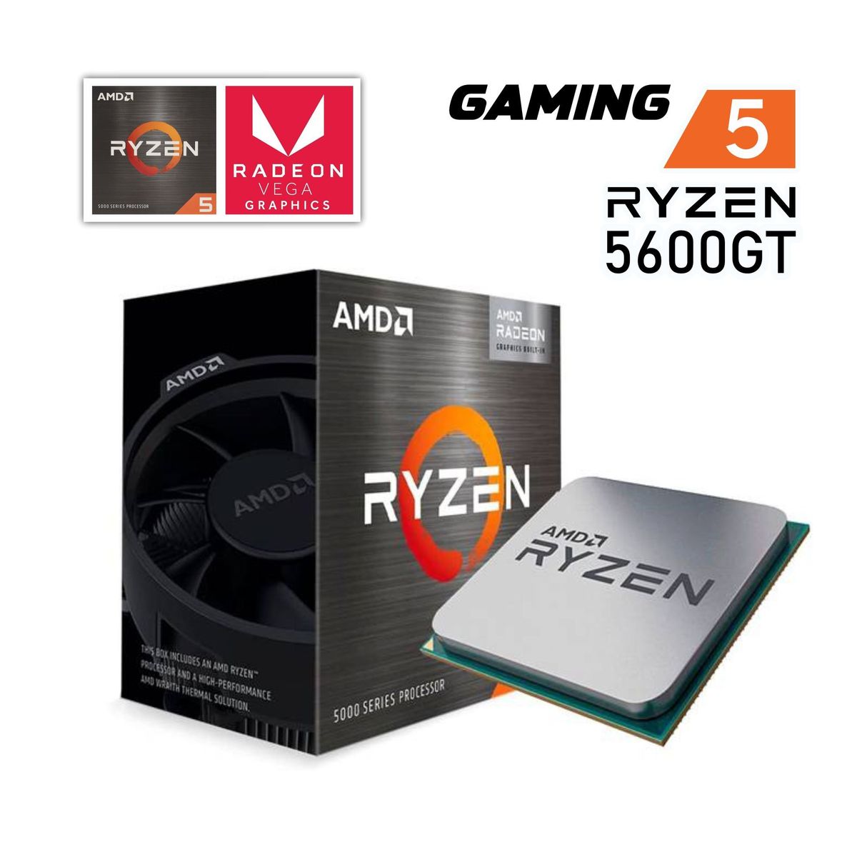 AMD - COMPUTADORA PC RYZEN 5 5600GT RAM 16GB + SSD 5000GB + GRAFICA VEGA 7 2GB