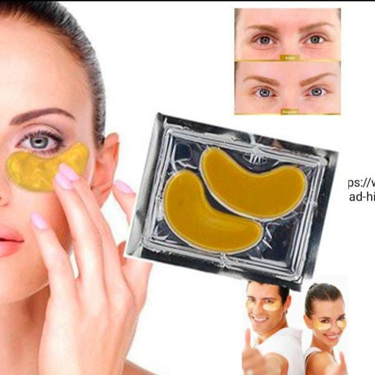 GENERICO - Mascarillas con Colágeno Hidratante para Ojeras