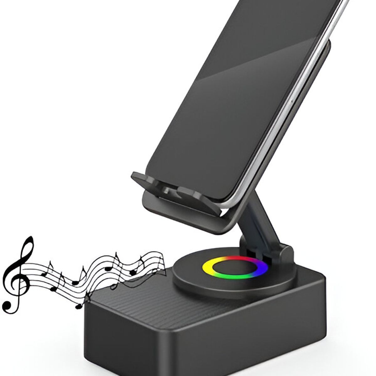 GENERICO - Soporte para Celular con Bocina Bluetooth