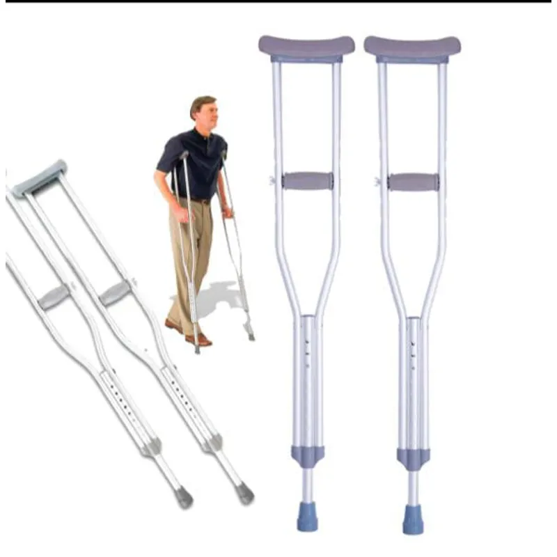 GENERICO - Muleta  axilar ACERO INOXIDABLE