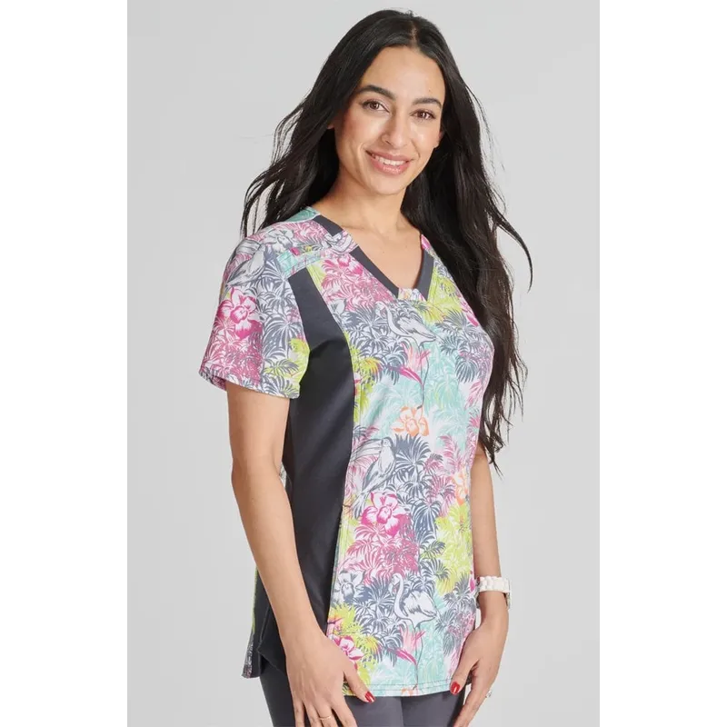 CHEROKEE - Scrub Cherokee Blusa con Diseño