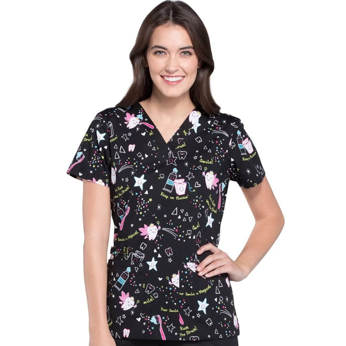 CHEROKEE - Scrub Cherokee Blusa con Diseño