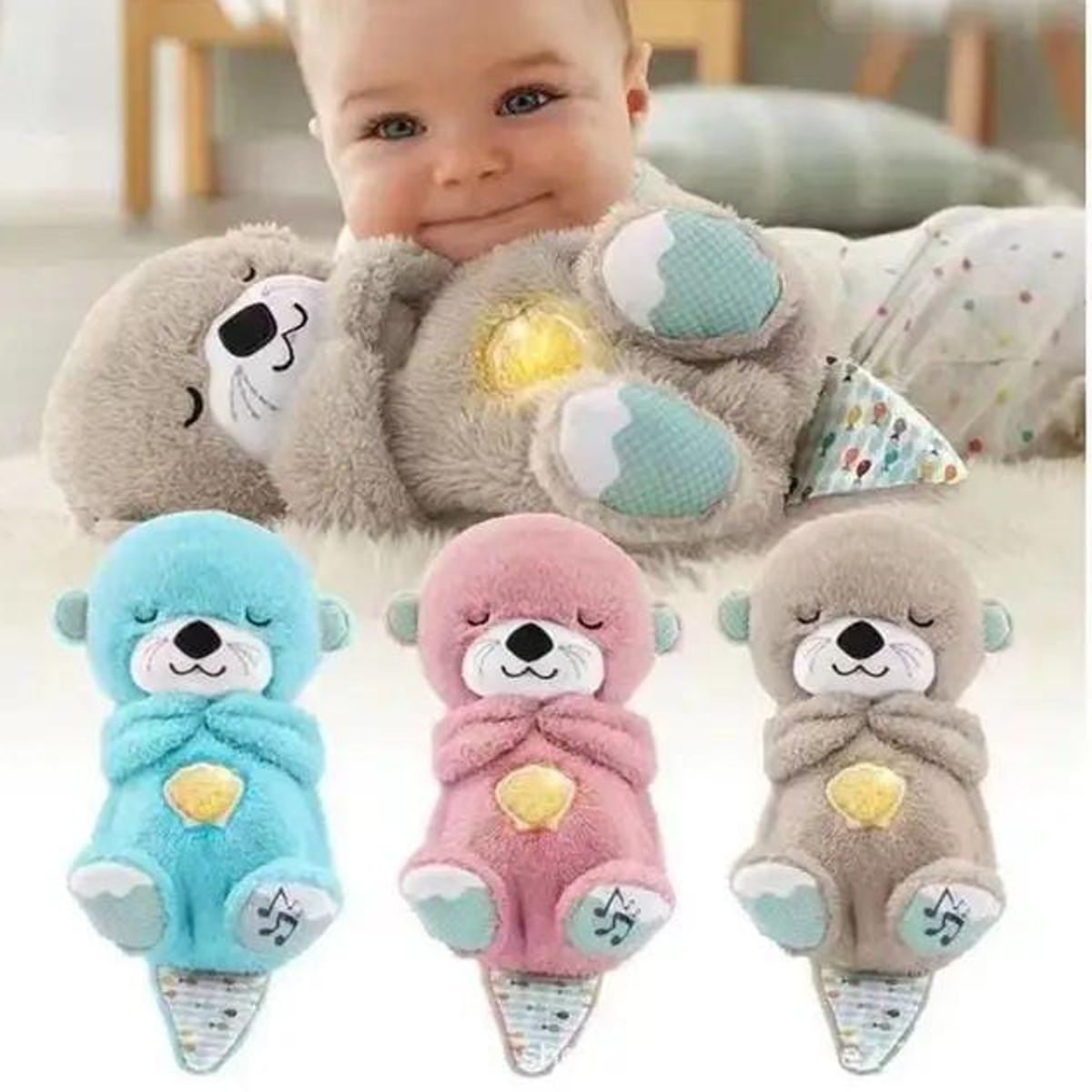 GENERICO - Nutria Hora De Dormir Con Luz Y Sonido