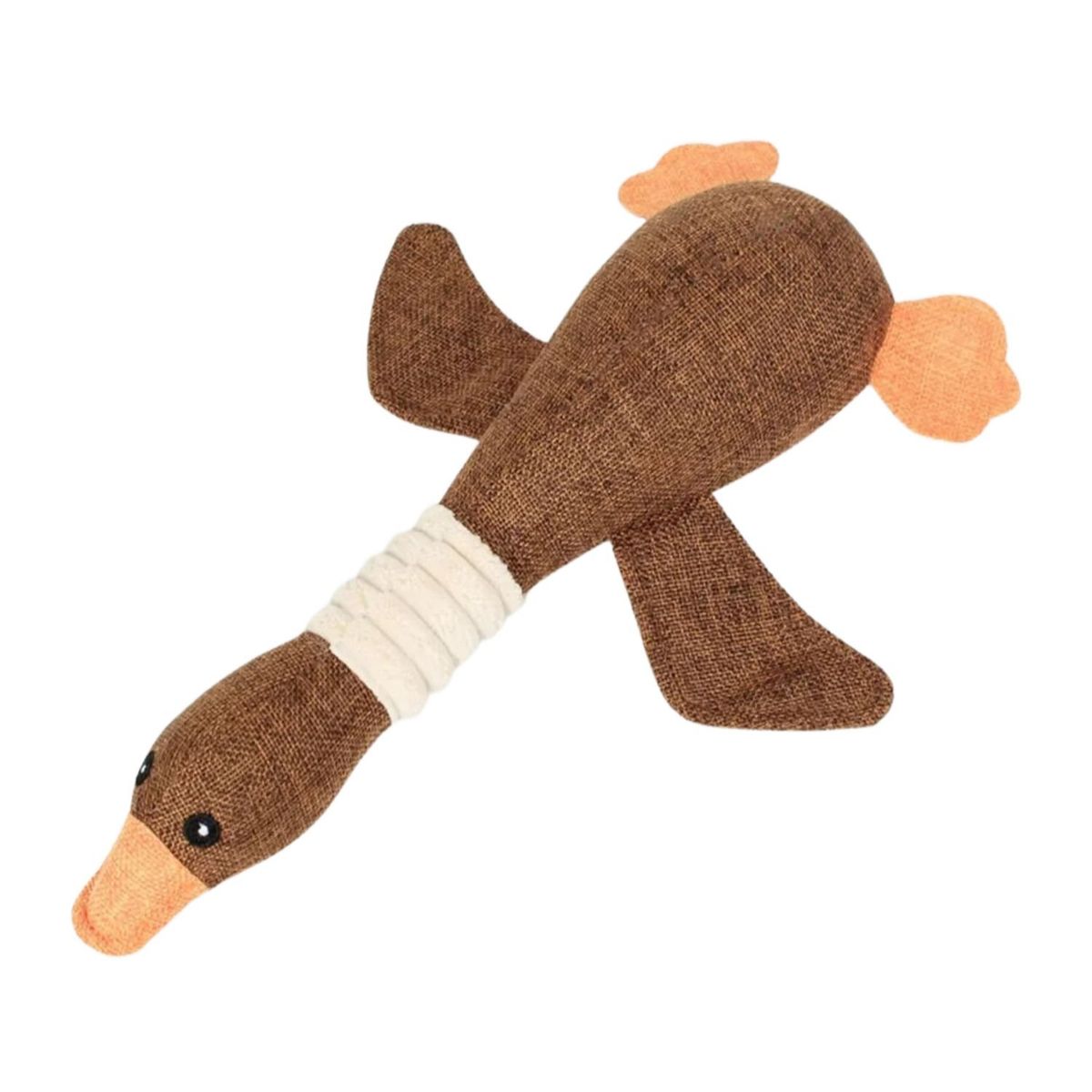 GENERICO - Juguete de Pato para Perros Mascotas - Marrón