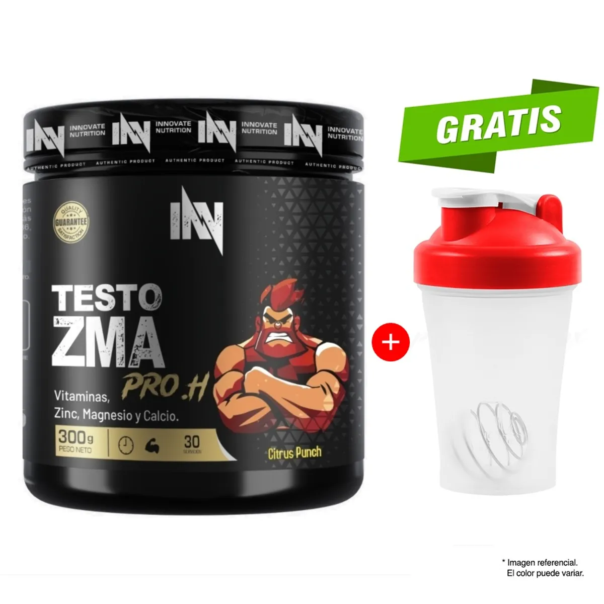 INN INNOVATE NUTRITION - ZMA PRO.H ONE DE 300 G. INNOVATE NUTRITION
