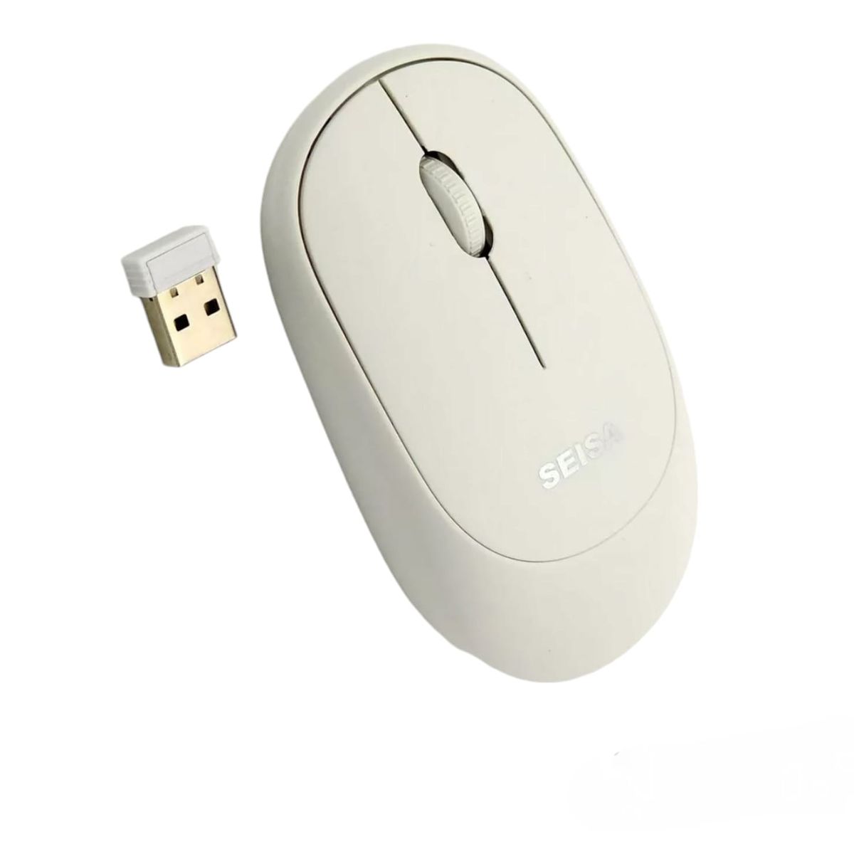GENERICO - Mouse Inalámbrico USB 24ghz - Blanco