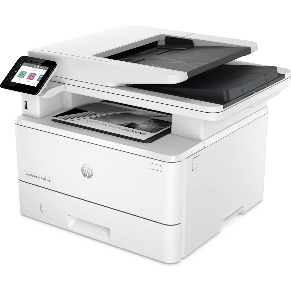 HP - Impresora multifuncional HP LaserJet Pro MFP 4103fdw