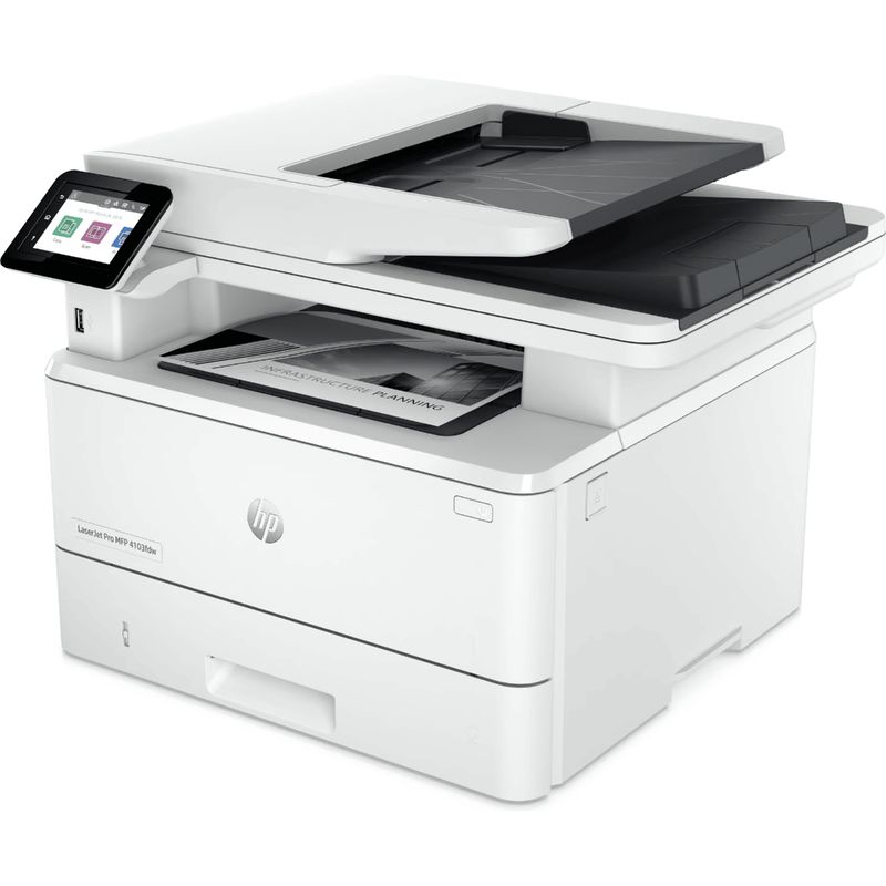 HP - Impresora multifuncional HP LaserJet Pro MFP 4103fdw