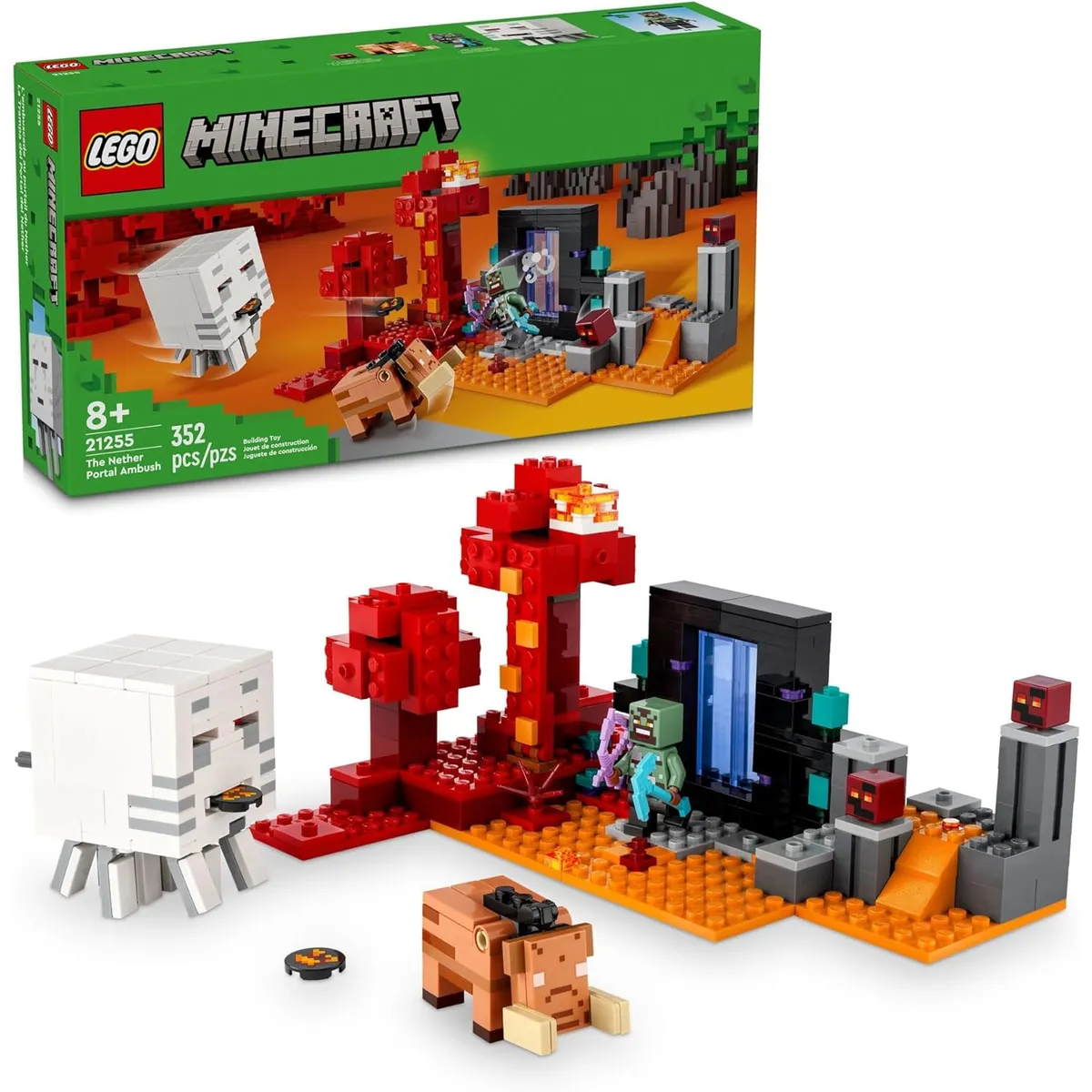 LEGO - LEGO Minecraft 21255 La emboscada al portal Nether