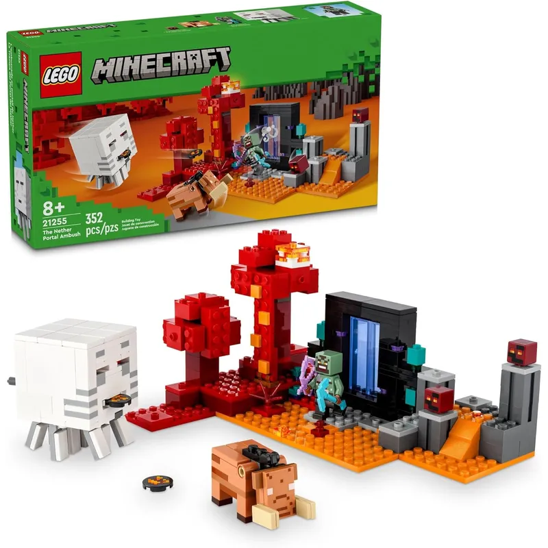 LEGO - LEGO Minecraft 21255 La emboscada al portal Nether