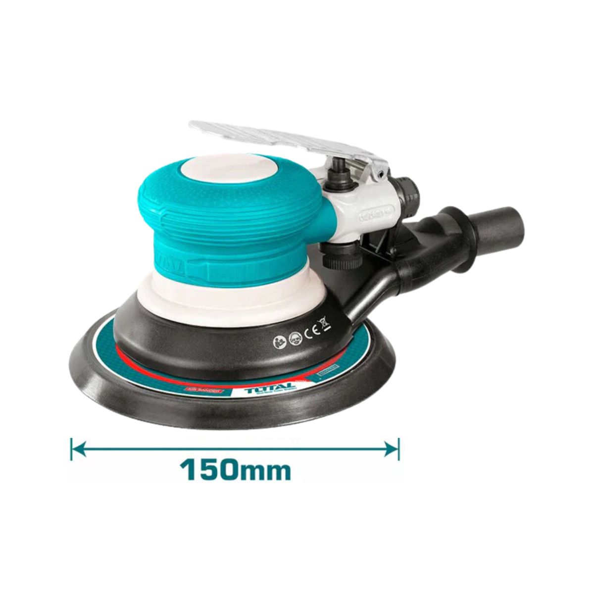 TOTAL TOOLS - Lijadora circular neumatica 6 industrial Total