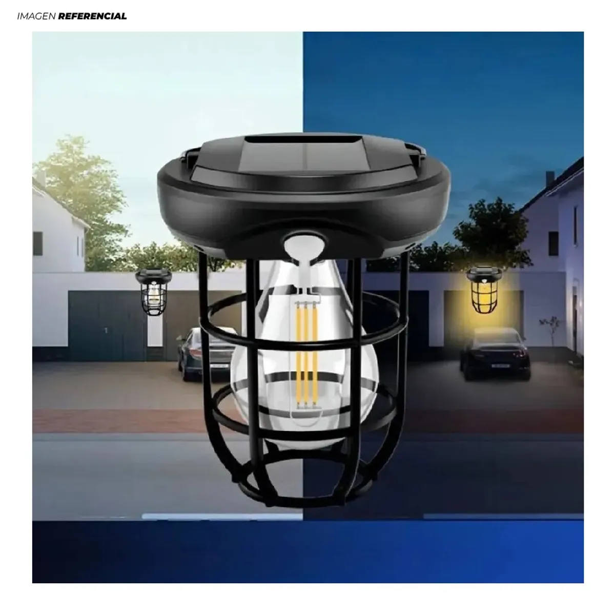 GENERICO - Focus Luz LED SOLAR Con Sensor de Movimiento Recargable