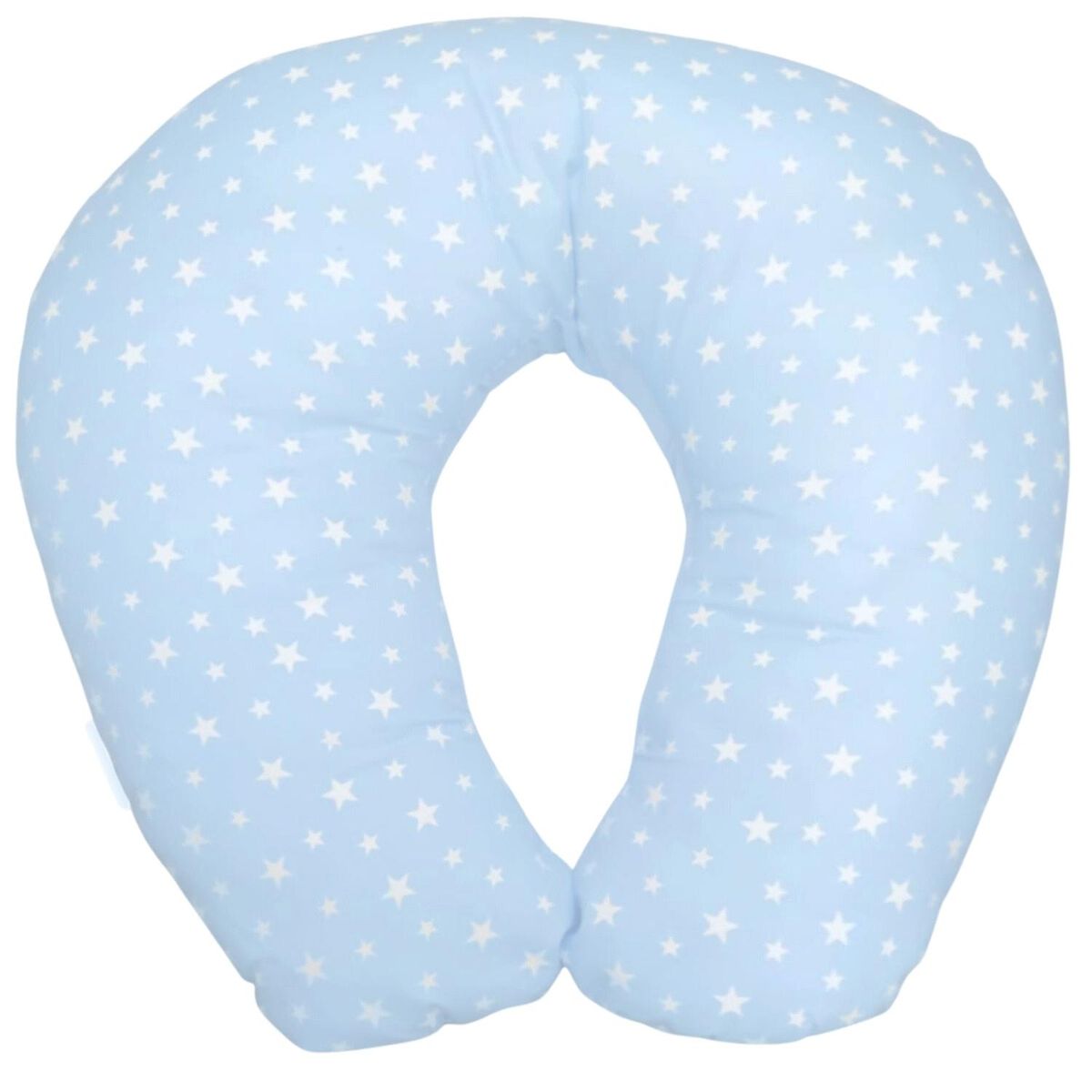 BABY MERINOS - Cojín de lactancia - Estrellas - Celeste
