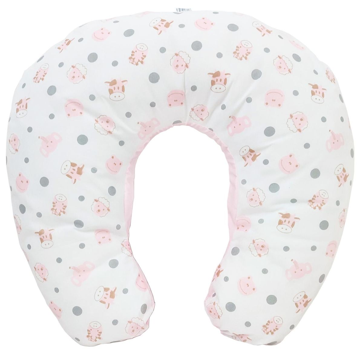 BABY MERINOS - Cojín de lactancia - Cabecitas - Rosado