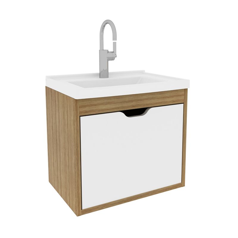 2020 HOME PERU - Mueble de baño con lavamanos Graz - Almendra Blanco