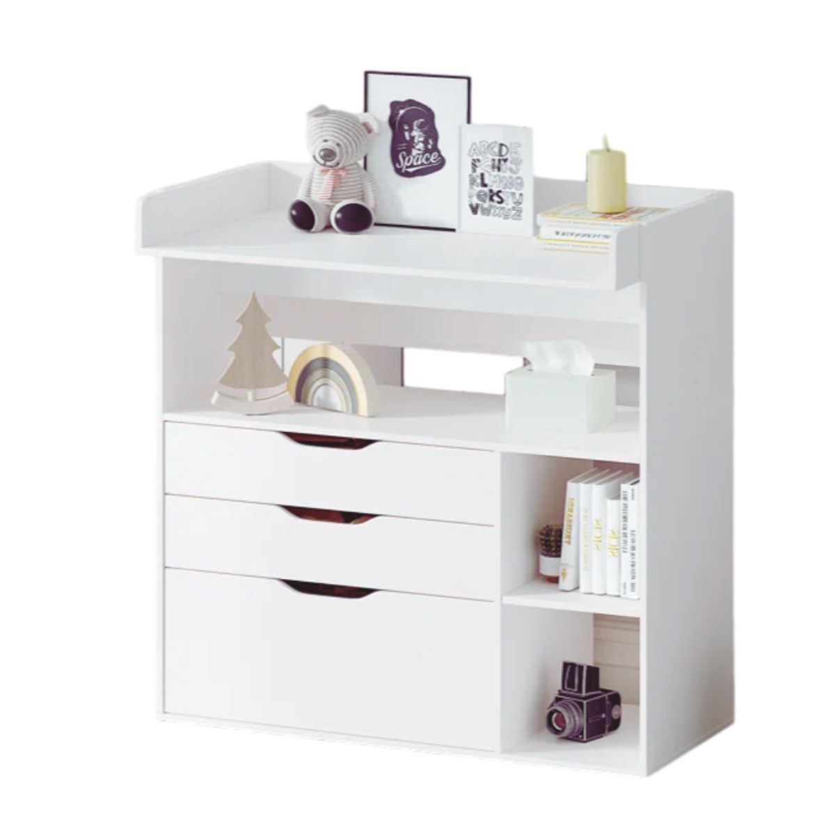 GENERICO - Comoda Cambiador de Bebe Armado Haruto Petrox Home