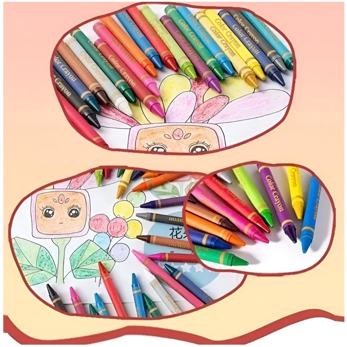 MINARI - Set de Arte y Dibujo 42 Piezas Azul SA42 - Diseño Aleatorio