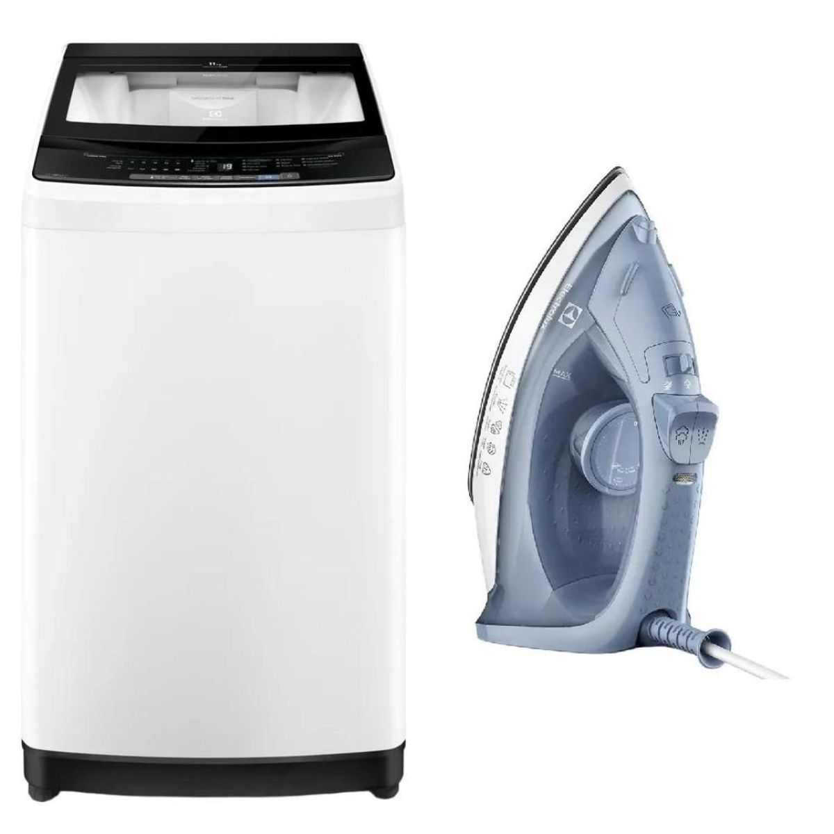 ELECTROLUX - Combo Plancha a vapor ESI10 + Lavadora 11kg Premium Care White - EWIW11F2USVW Electrolux