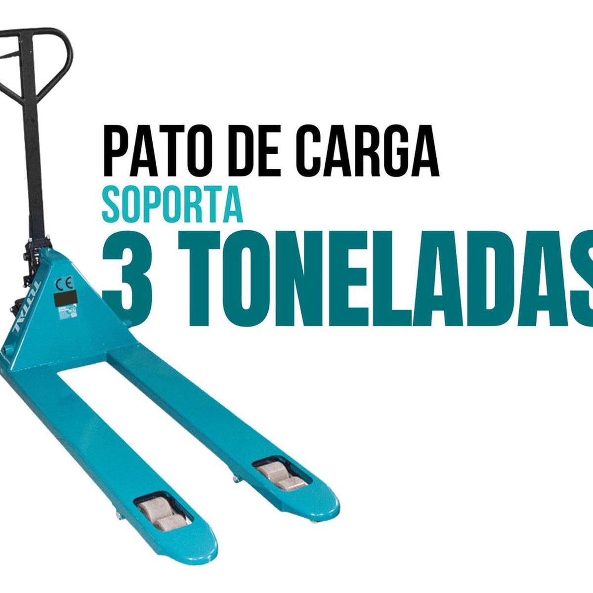 TOTAL TOOLS - Pato de carga soporta 3 toneladas Total