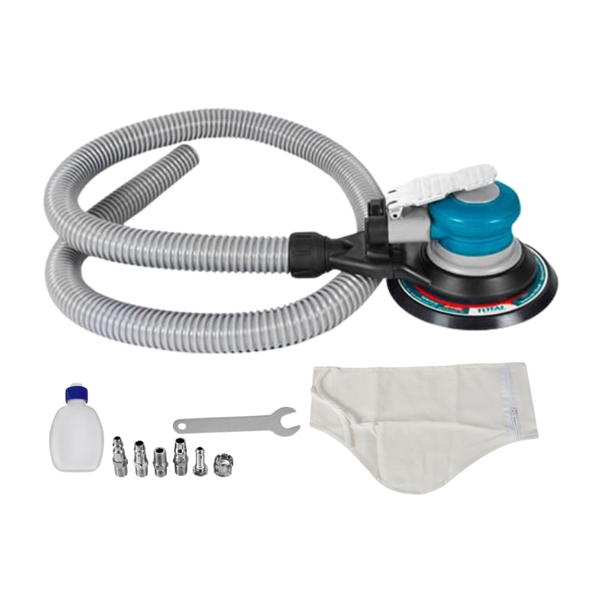 TOTAL TOOLS - Lijadora circular neumatica 6 industrial Total