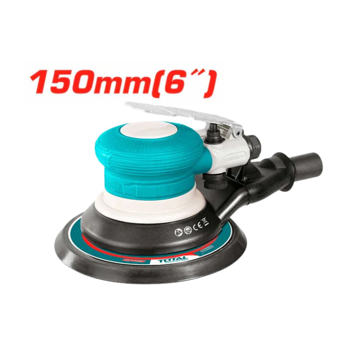TOTAL TOOLS - Lijadora circular neumatica 6 industrial Total