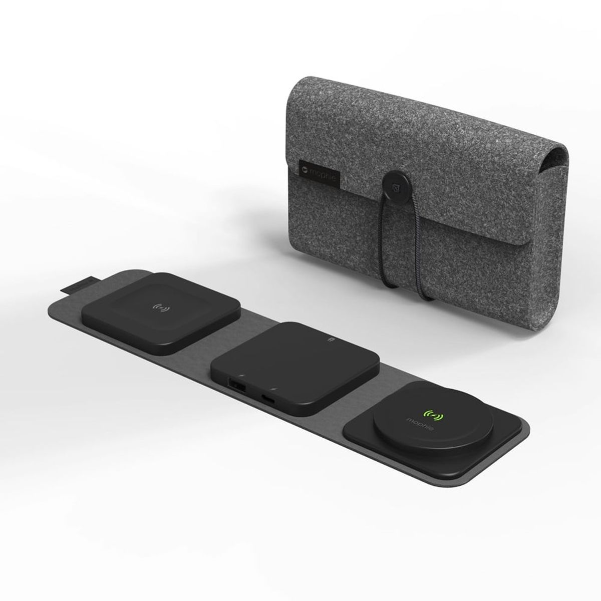 MOPHIE - Cargador de viaje inalámbrico mophie para iPhone AirPods Apple Watch