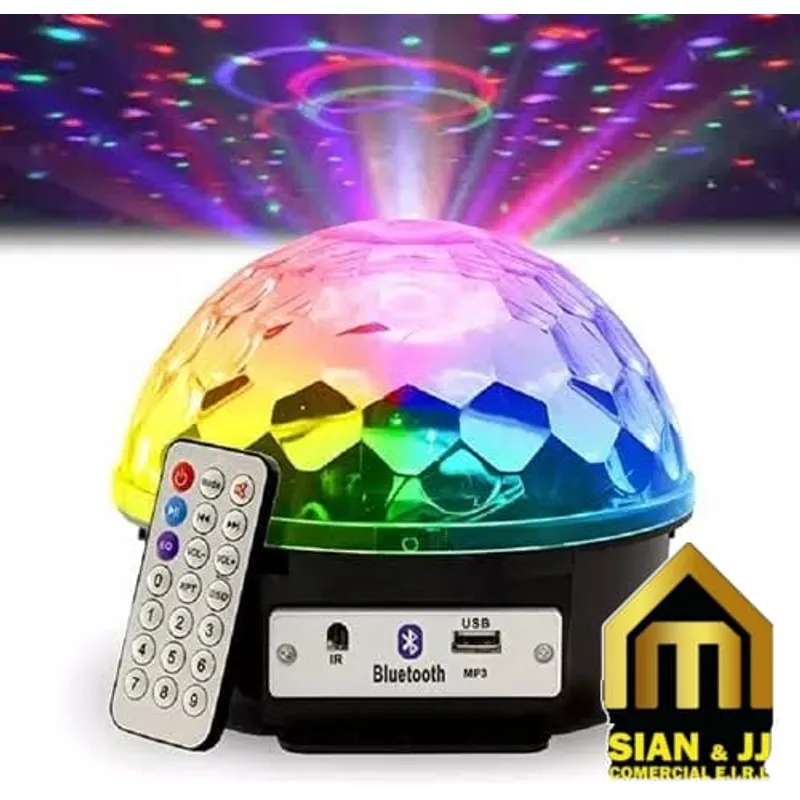 GENERICO - BOLA DISCOTECA SICODELICA  MP3 PARLANTE AUTO RITMICO
