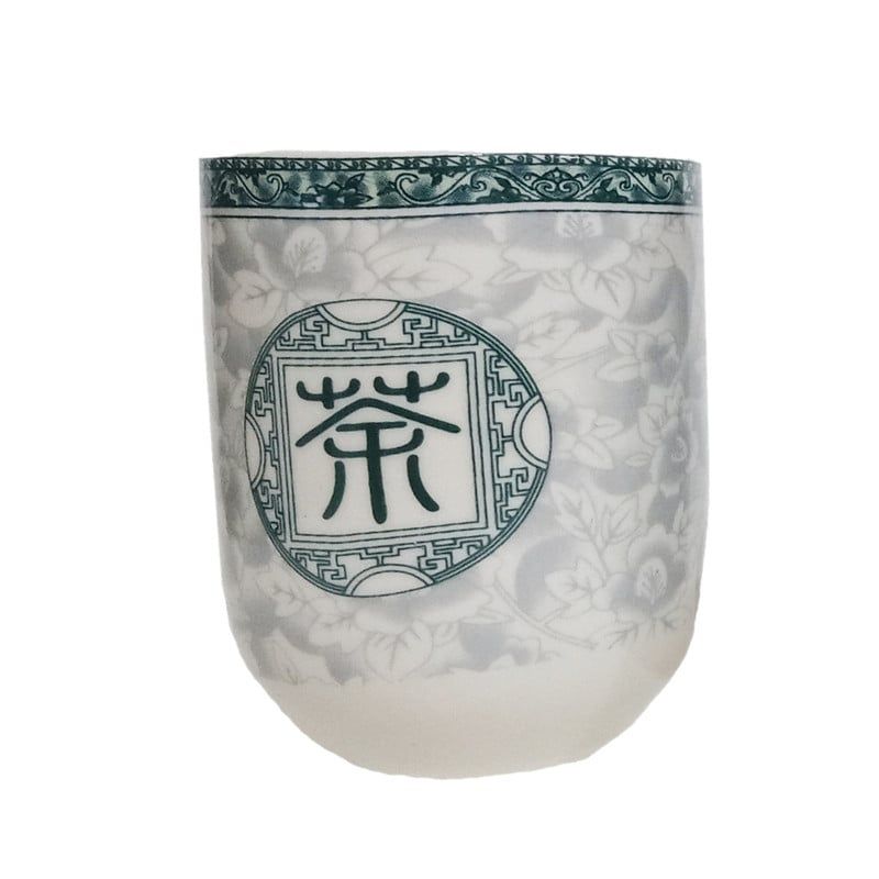 GENERICO - Cuenco Para Infusion Oriental Flores Letras Te 1pza