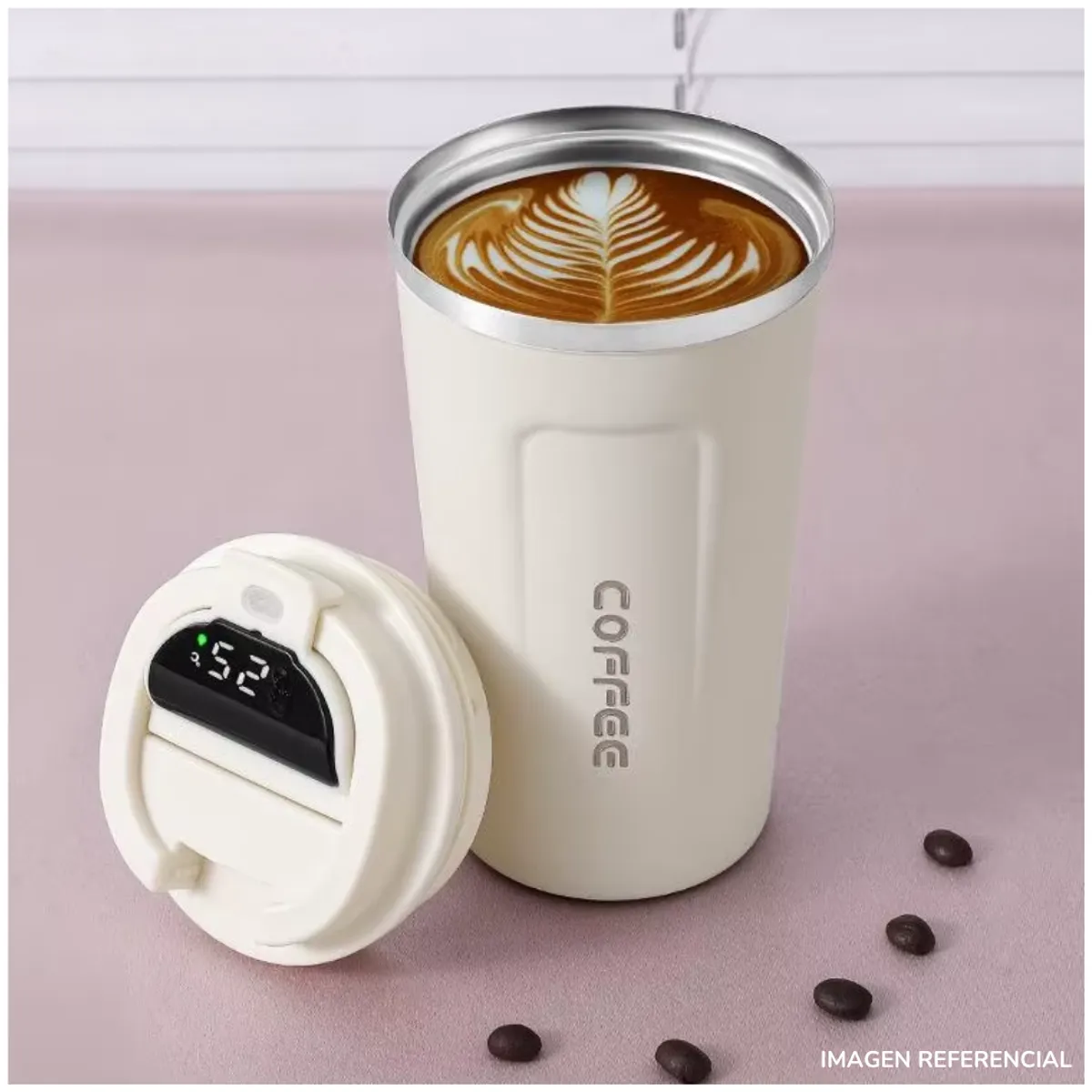 INSPIRA MARKET - Vaso Térmico Pequeño para Café 510ml