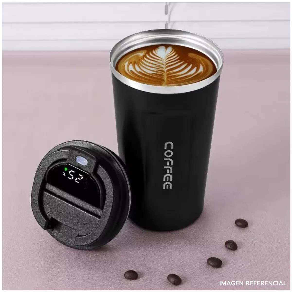 INSPIRA MARKET - Vaso Térmico Pequeño para Café 510ml