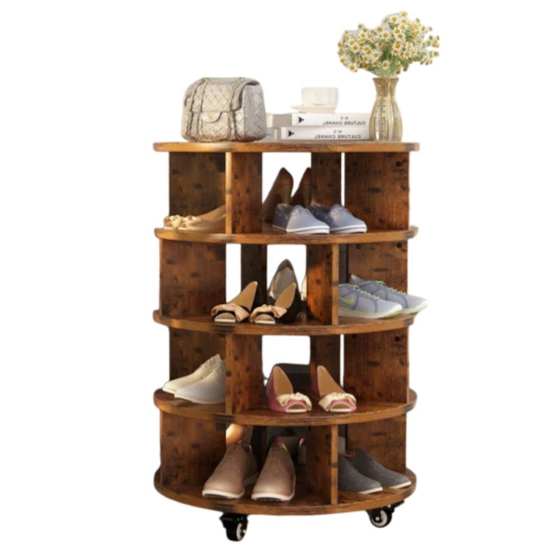 GENERICO - Zapatera Giratoria Willow Caramelo Petrox Home