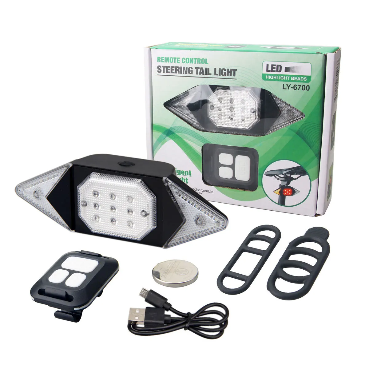 GENERICO - Luz inteligente inalámbrica control remoto lámpara trasera